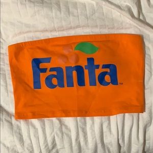 Fanta Orange soda tube top #forever21